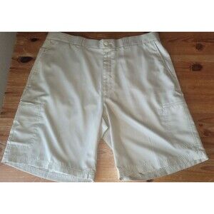 Men's TopFlite Golf Khaki/Beige Polyester Shorts Size 38